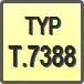 Piktogram - Typ: T.7388